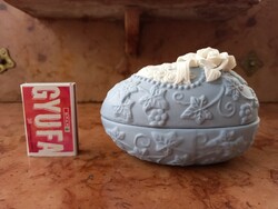 Gyönyörű Wedgwood jasperware tojás alakú ékszertartó doboz/bonbonier