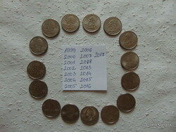 USA emlék 25 cent - 1/4 dollár 15 darab LOT !
