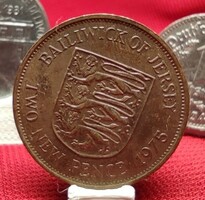 Jersey 1975  2 új penny