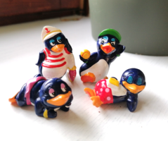 Kinder ferrero figure 4 penguins 1994