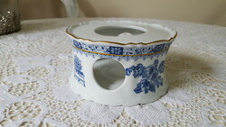Gyönyörű Kronester porcelán teás-kávéskanna melegentartó alátét