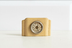 Mini art deco fa óra - kandalló óra - babaházi kiegészítő, bababútor, miniatűr