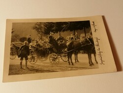 Extremely rare!! József Ferenc photo postcard: hunting trip near steikogl 409.