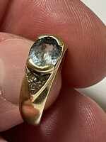 Very nice topaz ring made of 14 kr gold for sale! Price: 38,000.-