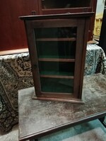 Antique wall display case