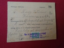 Del013.13 Chimney sweeping fee - 1949 Budapest