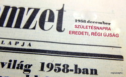 1958 december 23  /  Magyar Nemzet  /  Ssz.:  24443