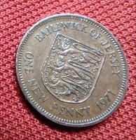Jersey 1971. 1 New Penny