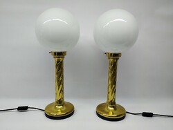 Pair of Hollywood Regency lamps