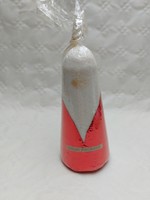 Retro piros süvegcukor Sarkadi Cukorgyár 16 cm 1 db