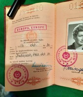 1963-ból útlevél