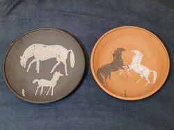 Iván Szabó: very rare large ceramic wall plates