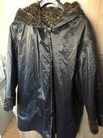 Bundaként is hordható kétoldalas vízhatlan Ulla Popken kabát  50-es