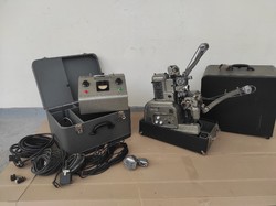 Antique film projection machine cinema large projector with accessories in box 830 6279