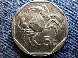 Málta édesvízi rák 5 cent 1991 (id50689)