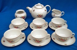 ANTIK HOLLÓHÁZI PORCELÁN TEÁS KÉSZLET