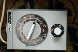 Vipo Combi exponáló óra made in Czechoslovakia fényképezés fotó kellék retro berreg világít