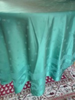 220X155 cm mixed fiber green tablecloth x