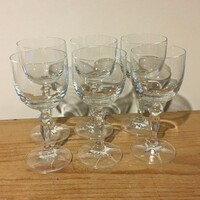 Crystal glass small stemmed glass