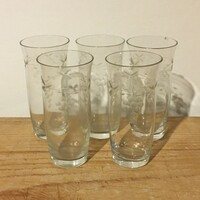 Glass narrow small glass