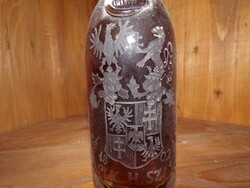 1802 half-liter wine bottle filled with Tokaj wine