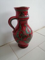 Giant gmundner ceramic floor vase