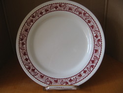 Bordó szőlő füzér mintás Fontebasso Spa Italy kerámia tányér