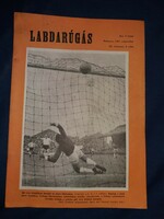 1963. szeptember LABDARÚGÁS magyar labdarúgó újság magazin a képek szerint