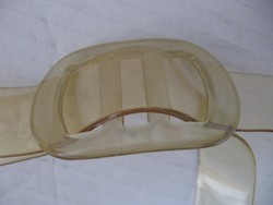 Retro transparent plastic belt