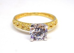 Köves arany gyűrű (ZAL-Au106029)