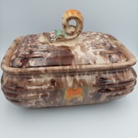 Antique ceramic box, bonbonnier