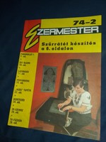 1974.február  EZERMESTER magyar barkács hobby  újság magazin a képek szerint
