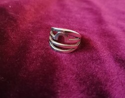 Silver horoscope ring, scales