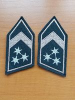 Mh sergeant major rank on shirt with Velcro # +zs