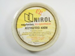Retro Unirol nagyhatású kéztisztító krém műanyag doboz - Univer vegyesipari Kisszövetkezet