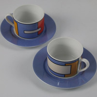 Vintage Kahla porcelain tea and coffee set