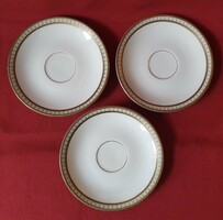 3pcs pmr bavaria jaeger & co german porcelain saucer package plate