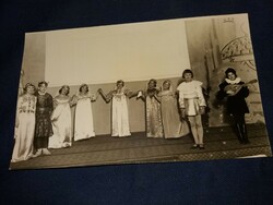 Antik 1930 fotó képeslap gyermek színházi előadás a képek szerint TURUL Fotóriport