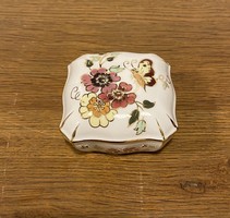 Zsolnay porcelán pillangós bonbonier