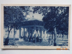 Régi képeslap: Balatonfüred - fürdő, Főforrás, 1929