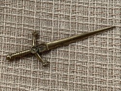 Copper ornamental dagger or leaf opener