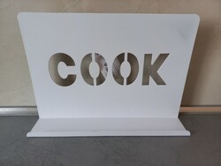 Metal cookbook holder