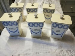 Faience spice jars