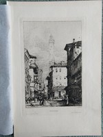 Bologna, Eredeti acelmetszet ca.1846