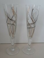 Special design champagne glasses - 2 ritzenhoff