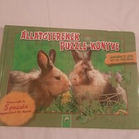 Animal Children's Puzzle Book is reading and playing with a little learning