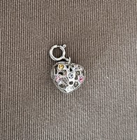 Ezüst szív charm