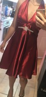 Red casual dress 40s