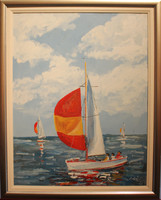 József Bánfi:: red sailboat is also great as a gift!