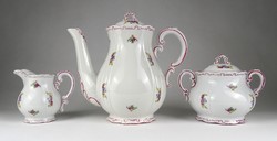 1L177 old flawless Zsolnay porcelain tea set